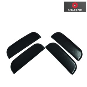 Maruti Suzuki Alto Catch Cover, Door Handles, Chrome, Universal for Alto All Models, Set of 4 Pcs (Black)
