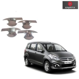 Finger Bowl for Maruti Suzuki Ertiga 2015, Door Handle Bowl, Finger Grip, Chrome Finish, ABS Material, Silver, 1 Set of 4Pcs