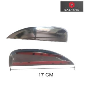 Renault Kwid Catch Cover Door Handle Cover/Protector, Chrome Finish, ABS Material, Silver, Set of 4 Pcs