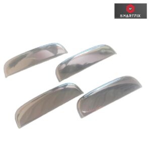 Maruti Suzuki Celerio 2022 Catch Cover Exterior Door Handles, Chrome, Silver Color, Compatible for Celerio 2022, Set of 4 Pcs (Silver)
