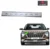 Alcazar 3D Bonnet Letters 3D Alphabets Chrome,Alcazar Car Accessories, Car Monogram Logo, Sticker, Silver, Pack of 1