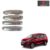 Maruti Suzuki Ertiga 2022 Sensor Catch Cover with Sensor Hole Door Handle Cover/Protector, Chrome Finish, Silver, ABS Material, Set of 4 Pcs