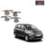 Finger Bowl for Maruti Suzuki Ertiga 2015, Door Handle Bowl, Finger Grip, Chrome Finish, ABS Material, Silver, 1 Set of 4Pcs