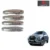 Maruti Suzuki FRONX 2023 Sensor Catch Cover with Sensor Hole Door Handle Cover/Protector, Chrome Finish, Silver, ABS Material, Set of 4 Pcs