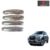 Maruti Suzuki FRONX 2023 Sensor Catch Cover with Sensor Hole Door Handle Cover/Protector, Chrome Finish, Silver, ABS Material, Set of 4 Pcs