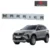 Harrier 3D Bonnet Letter Chrome Alphabets Names with Self Adhesive, Tata Harrier Car Accessories, Silver, Pack of 1