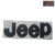 Jeep Sticker Badge 3D Metal Car Monogram Logo,13x4x0.3 cm, Universal, Black (Pack of 1)