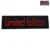Limited Edition 3D Metal Sticker Badge Letter, Universal, 10.5×2.5×0.2 cm,with Adhesive, Pack of 1 (Black Red)