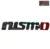 Nismo Sticker Badge 3D Metal Car Monogram Logo,12.5x2x0.3 cm, Universal, Silver Red (Pack of 1)