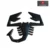 Scorpion 3D Metal Sticker Logo with Adhesive, Emblem Badge, Chrome, Universal, for Cars, Bikes & More, 6X6X0.3 CM, Black Color, Pack of 1, Stylish