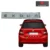 Skoda 3D Chrome Bonnet Letter Alphabets Names, Car Exterior Accessories, Car Monogram Logo, Pack of 1, Silver