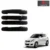 Maruti Suzuki Swift 2009-17 Catch Cover,Door Handle Cover/Protector, Chrome Finish, Black Color, ABS Material, with Adhesive, Set of 4 Pcs
