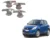 Finger Bowl for Maruti Suzuki Swift 2015 Model, Finger Bowl Cover/Guard, Finger Grip, Chrome Finish, ABS Material, Silver, 1 Set of 4Pcs