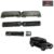Mahindra Thar Roxx 2024 Catch Cover | Door Handle Cover/Protector, Chrome-Finish ABS Material, Silver, Set of 6 Pieces with Adhesive Back