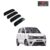 Maruti Suzuki Wagon R Catch Cover Exterior Door Handles, Chrome, Black Color, Compatible Universal for Wagon R All Models, Set of 4 Pcs (Black)