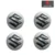 Suzuki Alloy Wheel Centre Caps, Chrome Plated, Silver Color, 1 Set of 4 Pcs