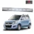 Wagon R 3D Bonnet Letters 3D Alphabets Maruti Suzuki Wagon R Car Accessories Car Monogram Logo, Chrome, Silver, Pack of 1